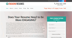Desktop Screenshot of engagingresumes.com